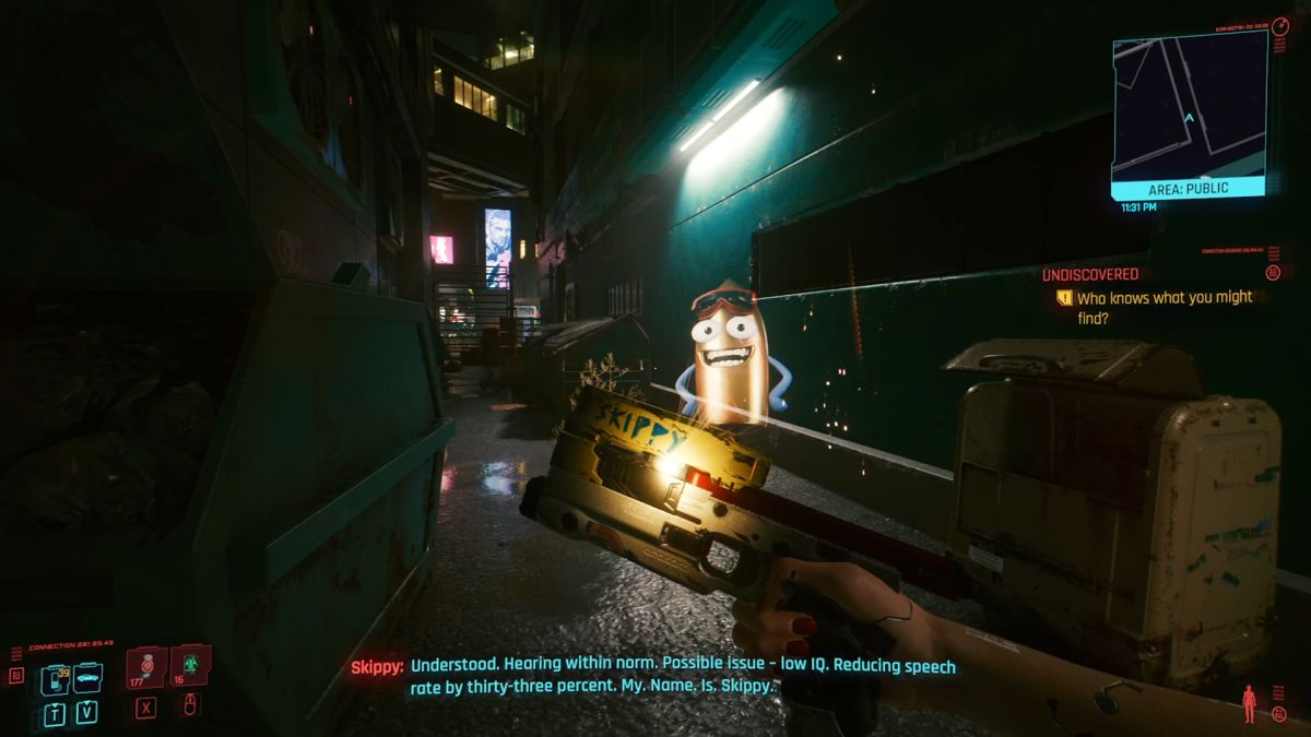 Comment Cyberpunk 2077 Skippy le pistolet intelligent fonctionne et que faire pendant Machine Gun