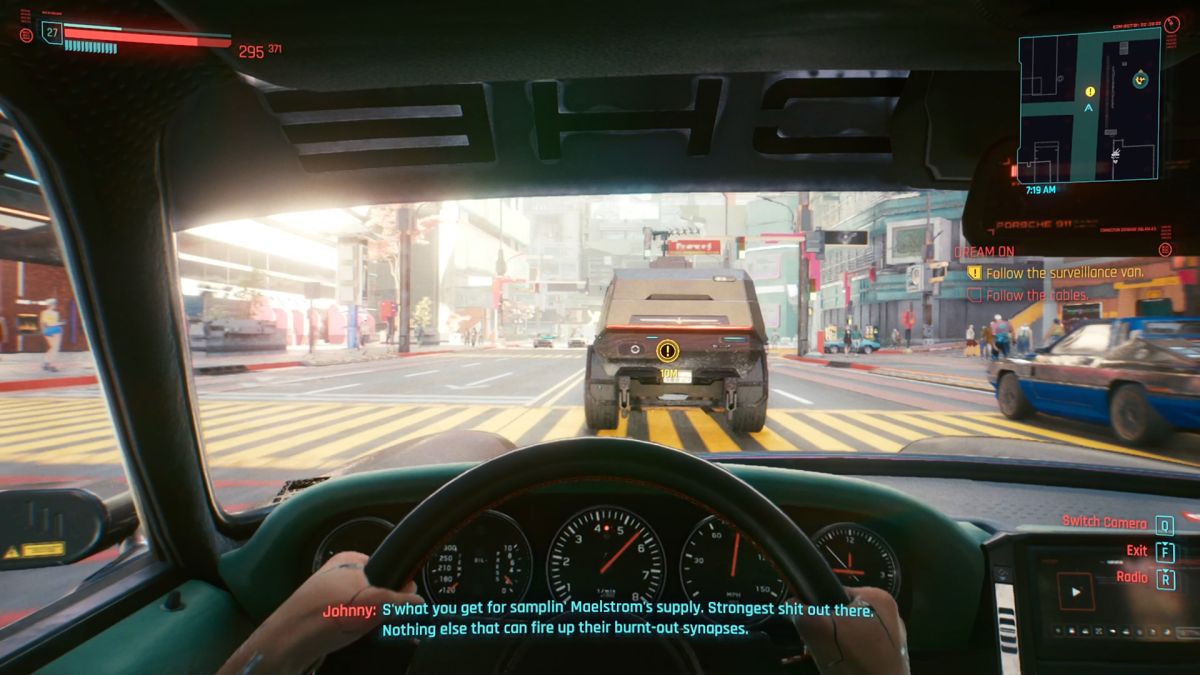 Vous ne pouvez pas garder les voitures que vous volez dans Cyberpunk 2077, désolé