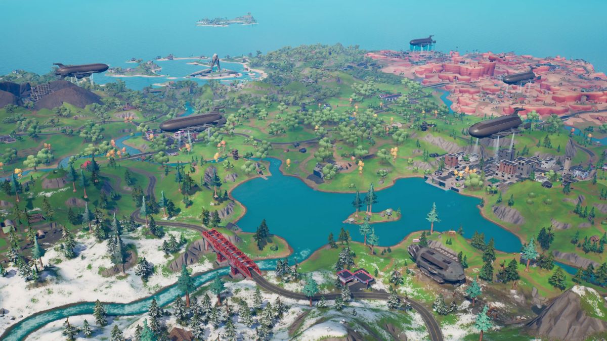 Modifications de la carte Fortnite et nouveautés sur l’île