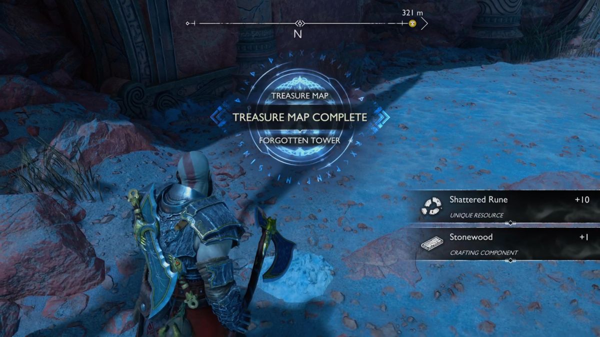 Tous les emplacements et solutions de God of War Ragnarok Treasure Map