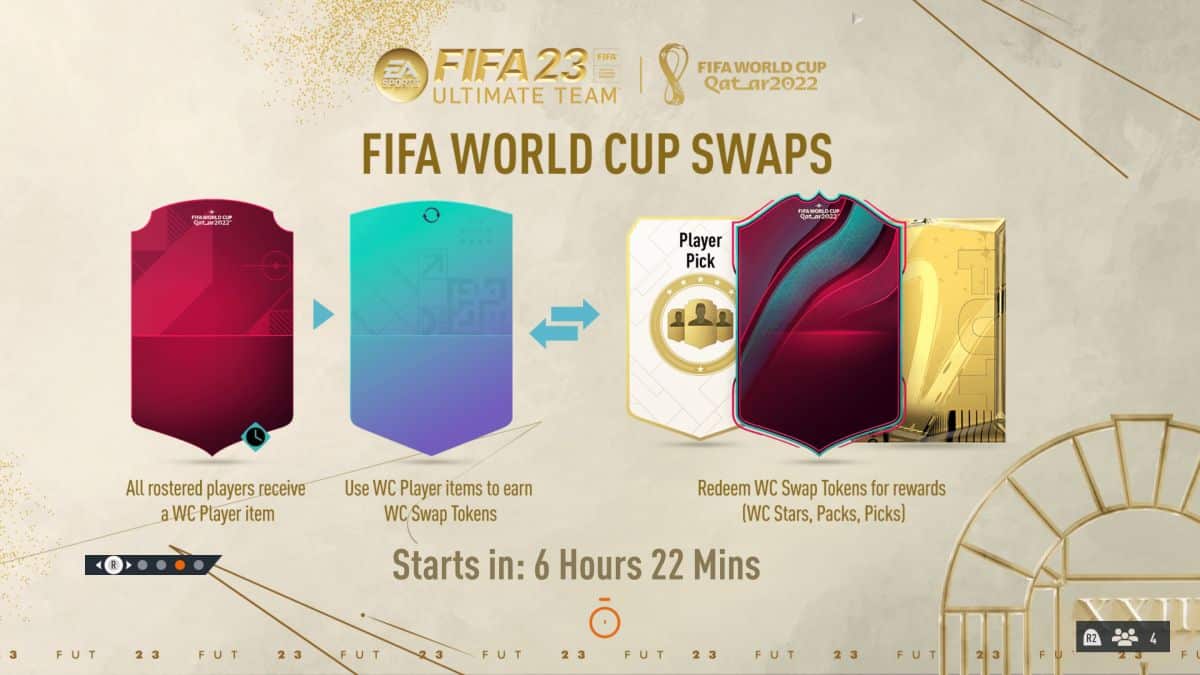 Le guide FIFA 23 World Cup Swaps propose Patrick Vieira comme prix principal