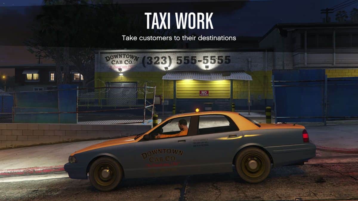 Comment terminer le travail de taxi en ligne GTA