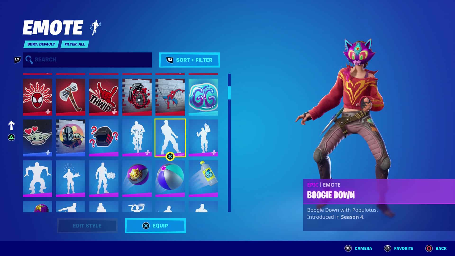 Émote Fortnite 2FA Boogie Down