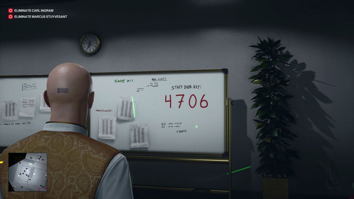 Codes du clavier Hitman 3 pour déverrouiller toutes les portes et coffres-forts