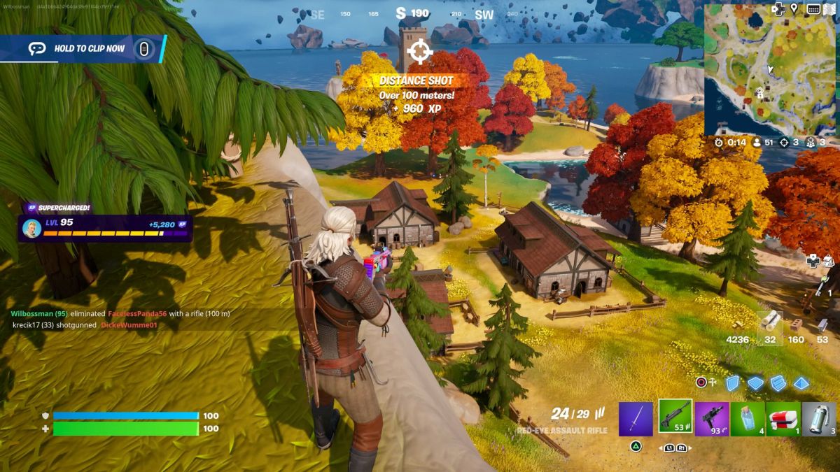 Fortnite Postparty : comment capturer des clips