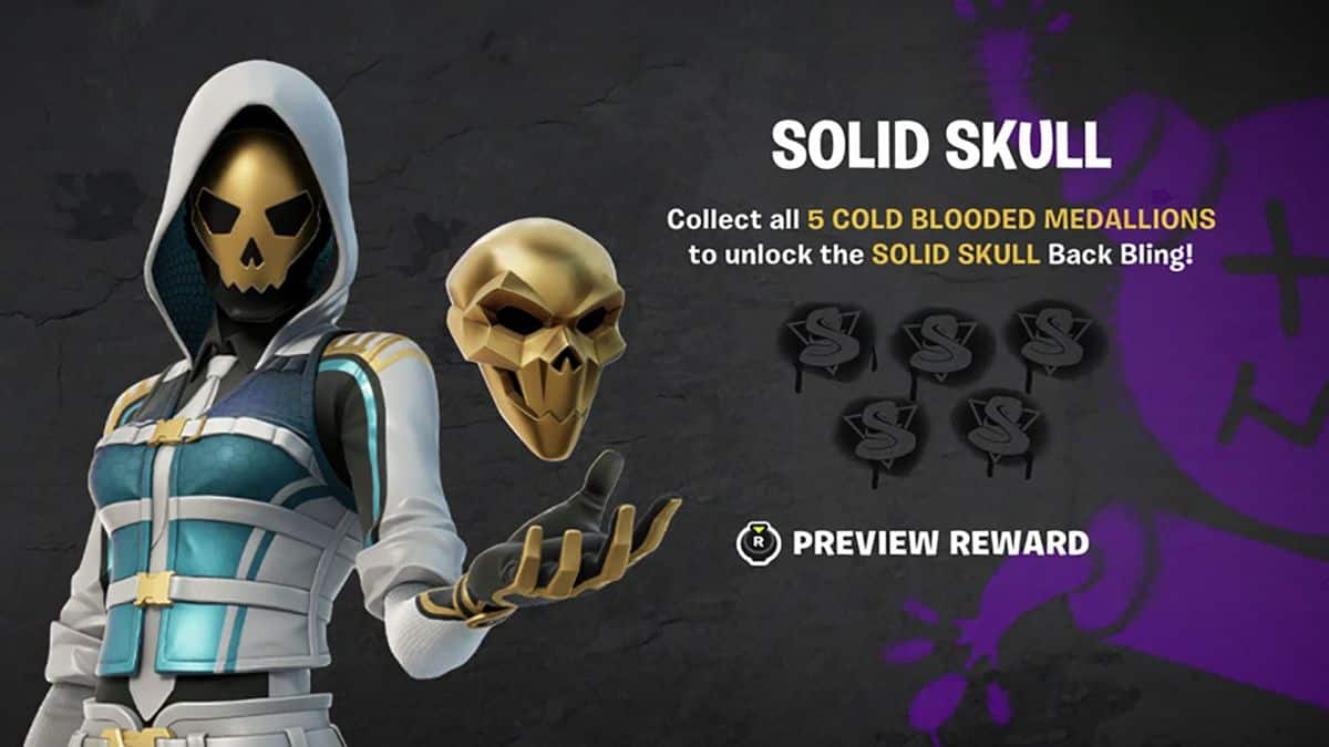 Médaillons Fortnite Cold Blooded: comment les gagner