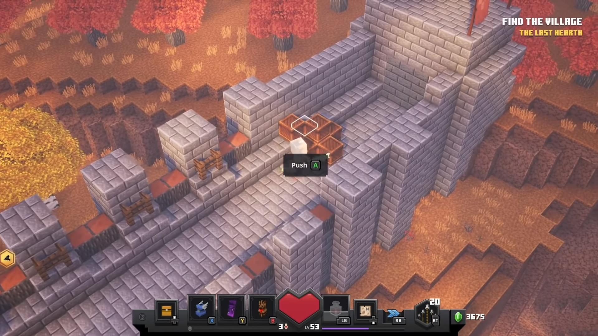 Emplacements des runes Minecraft Dungeons: Pumpkin Pastures