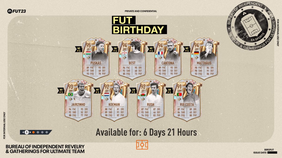 Suivi des jetons d’anniversaire FIFA 23 FUT et liste complète des récompenses